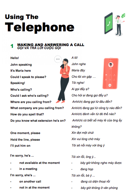 Using the Telephone